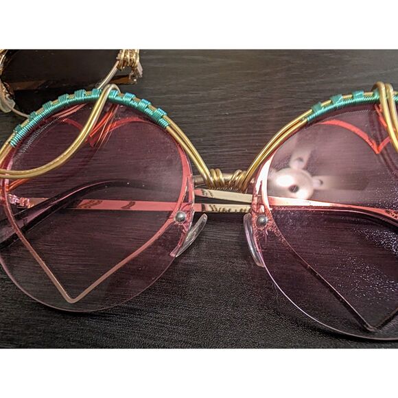 Bundle Spun glasses Artisan Wire Wrapped Sunglasses Festival Rave